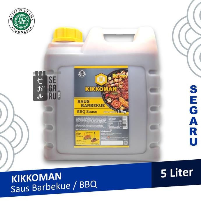 

Kikkoman BBQ Barbeque Sauce | Saus Barbekue Halal Jerigen 5 Liter PM