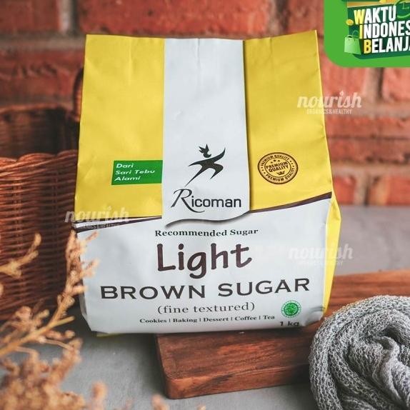 

Ricoman Light Brown Sugar 1Kg