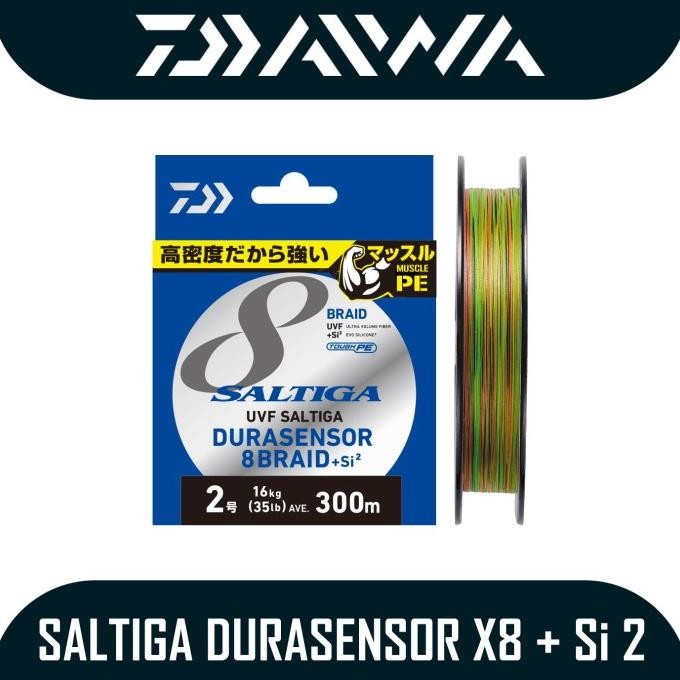 HARGA DISC - Senar Pancing PE Daiwa UVF Saltiga Durasensor Braid X8 + SI2 300m