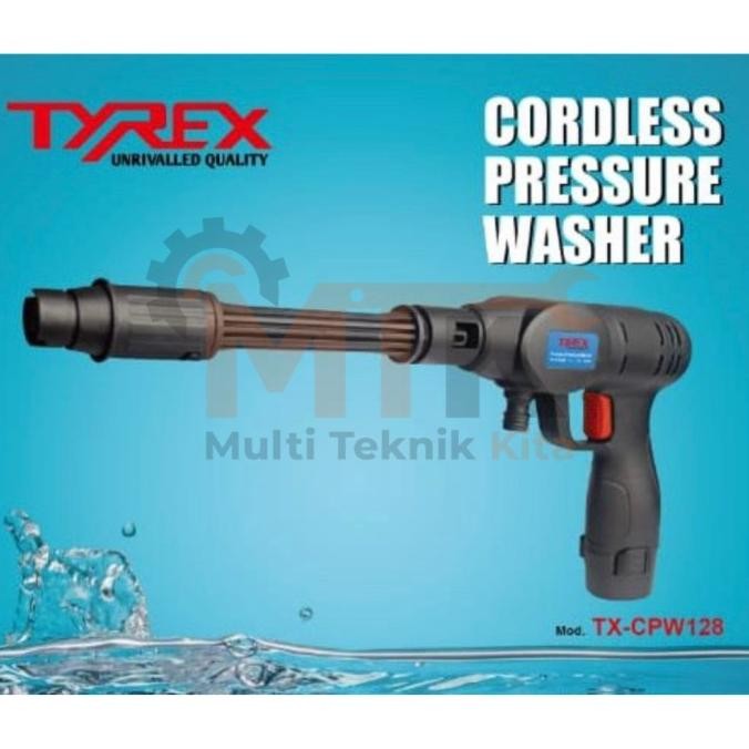 Tyrex Cordless Jet Cleaner Mesin Steam Cuci Mobil Motor AC Baterai 12V