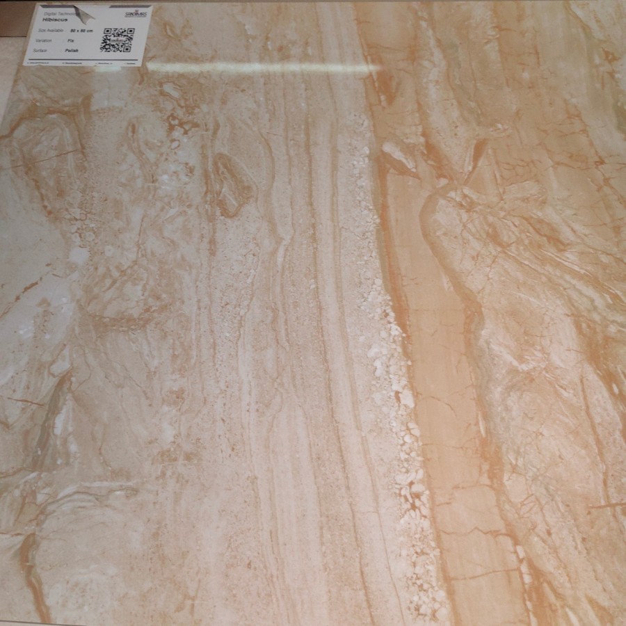 GRANIT LANTAI CORAK MEWAH SANDIMAS HIBISCUS 80x80 [FREE ONGKIR]