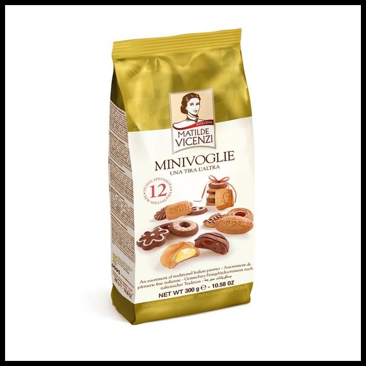 

Matilde Vicenzi Minivoglie Assorted Pastry 300G Biscuit Aneka Rasa