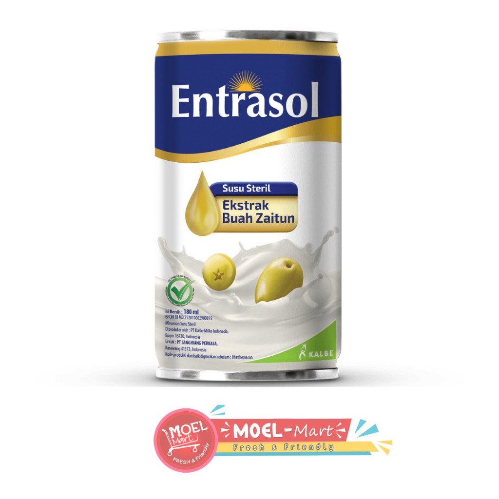 

ENTRASOL SUSU STERIL PLAIN 180ML