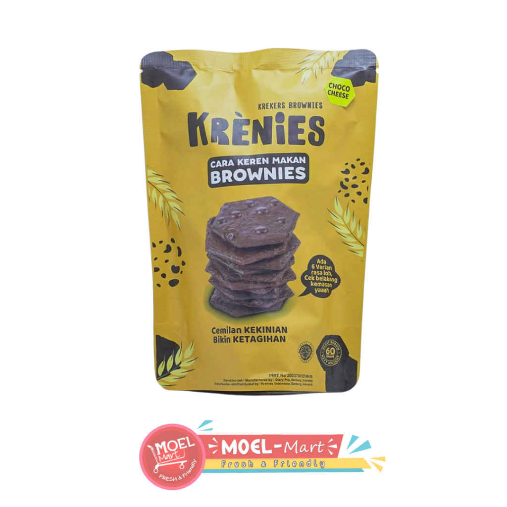 

KRENIES BROWNIES CHOCO CHEESE 60GR