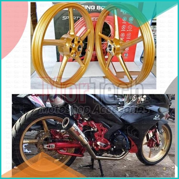 Velg Pelek Racing Motor Racing Boy RCB SP522 Jupiter MX King 150 Gold