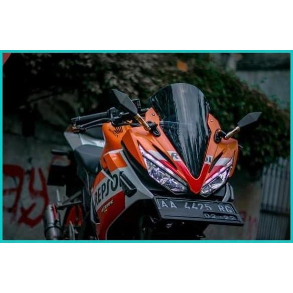 aksesoris visor cbr150 visor cbr 150 facelift visor cbr k45g winshiel
