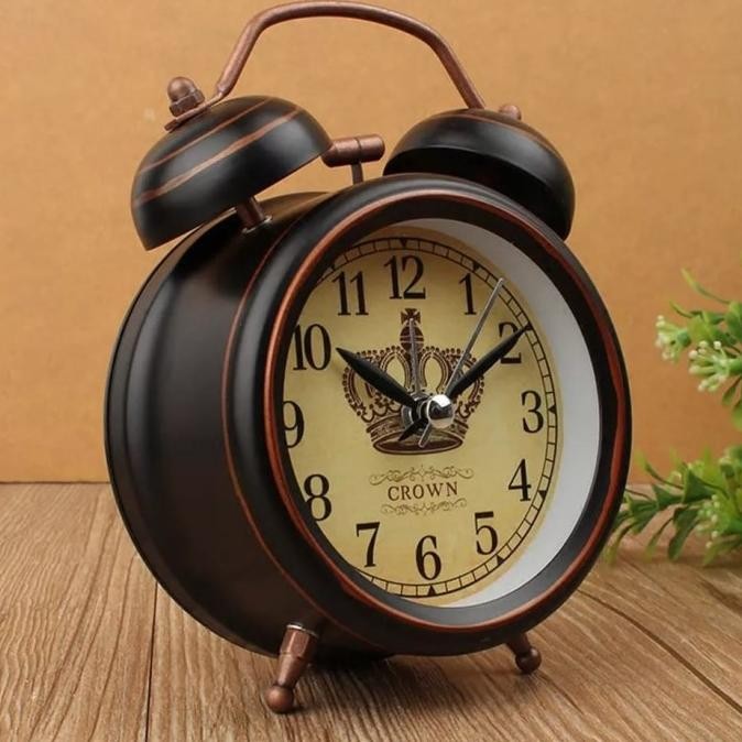 

Jam Weker Meja Classic/Jam Alarm Beker/Alarm Clock Kado Unik Lucu Glm