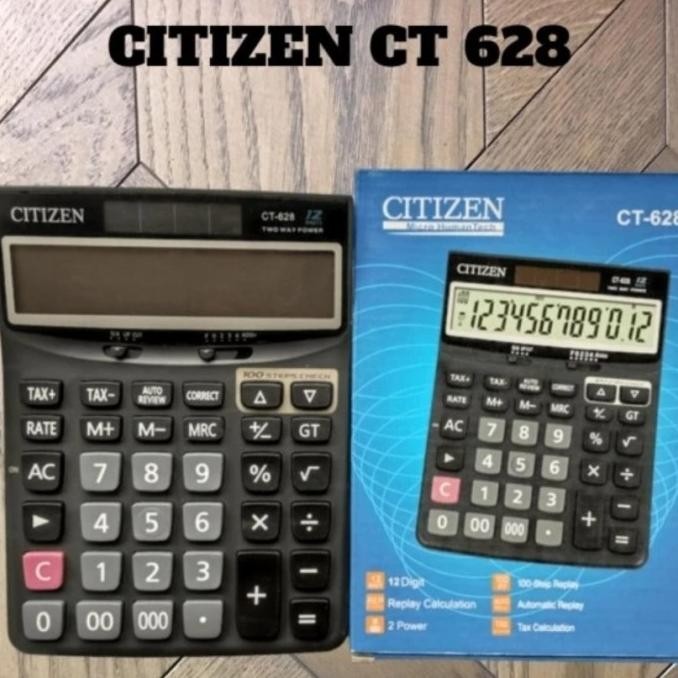 

Super Sale CITIZEN CT-628 - Check & Correct Calculator / Kalkulator Desktop CT628 Murah