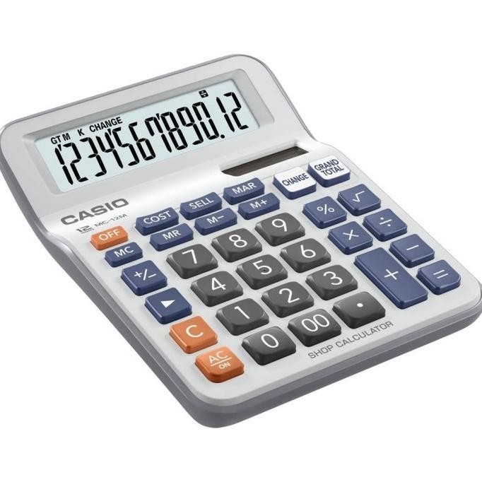 

gf-5 KALKULATOR CASIO MC 12M ORIGINAL - 12 DIGIT Hemat