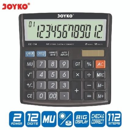 

Ok75 Kalkulator CC-11A 12 Digit Joyko Terlaris