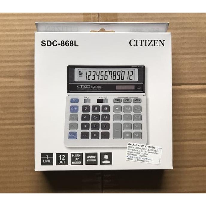 

rt-4 Citizen calculator sdc 868l kalkulator Viral