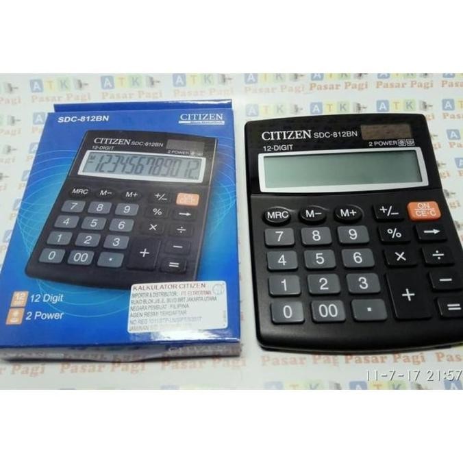 

asd-86 Kalkulator Citizen SDC 812 BN Original Termurah
