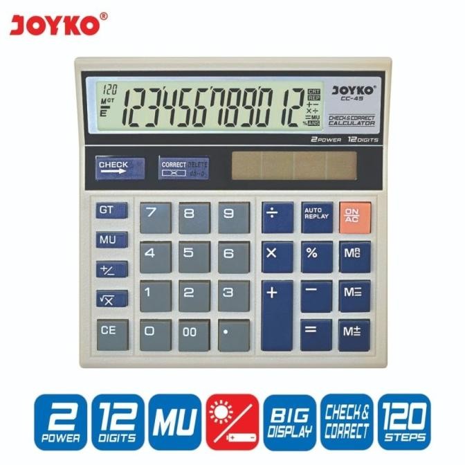 

Ez23 Joyko Calculator / Kalkulator CC-45 Hemat