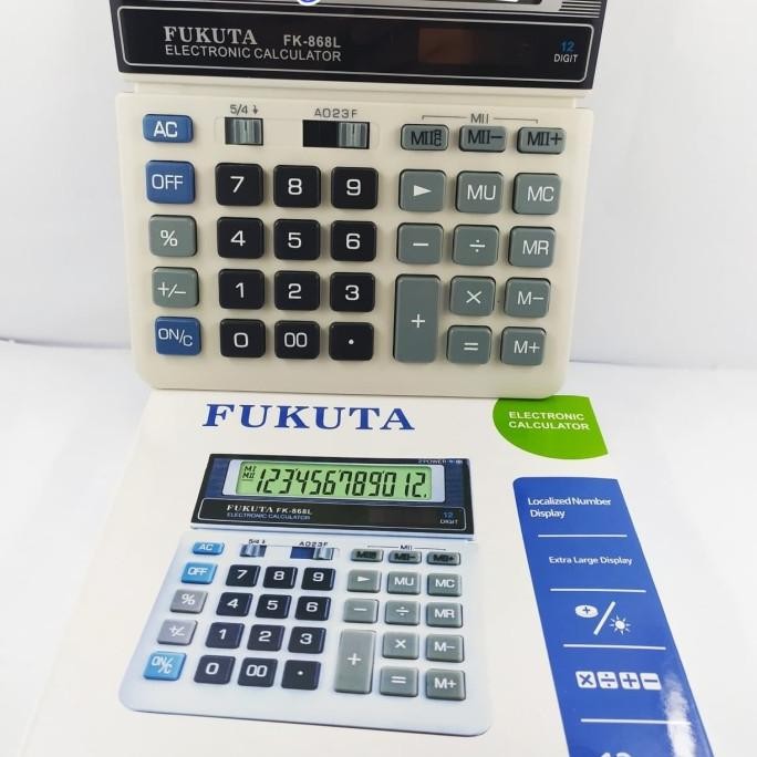

er-90 Kalkulator Electronik/Alat Hitung Fukuta (FK-868L) Berkualitas