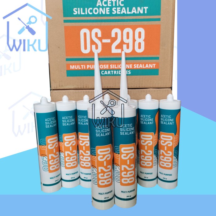 OS298 Lem Silen Silikon Serbaguna Acetic Silicon Sealent OS-298