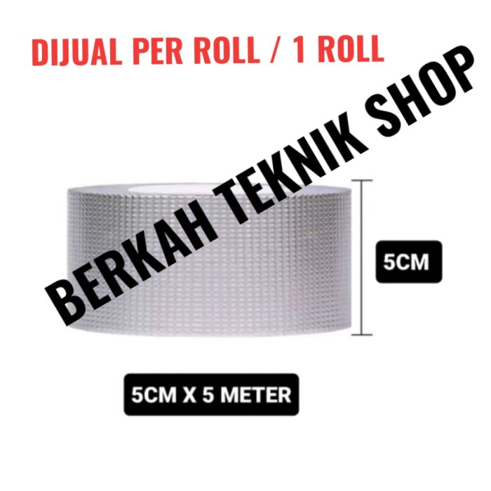 lakban anti bocor 1 ROLL kecil waterproof penambal seng toren air alum