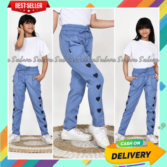 Kulot Jeans Baju Anak Perempuan Import Celana Panjang Anak Perempuan Terbaru 2023 Pakaian Anak Umur 