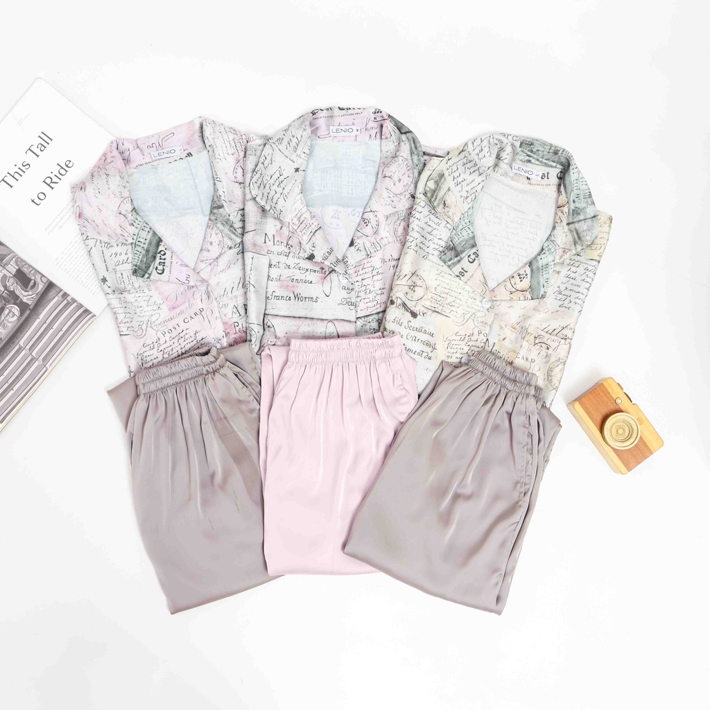 LENIO - ONE SET PIYAMA ARMANI SILK MOTIF POSTCARD