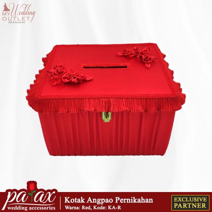 

Kotak Uang Angpao Pernikahan - Merah ( Tempat Amplop Resepsi )