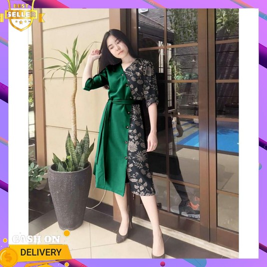 Dress Wanita Terbaru 2023 Korean Style Longdress Seksi Baju Kekinian Gamis Brokat Hijab Mewah Korea 