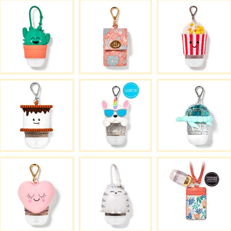 BATH & BODY WORKS BBW ID CARD / POCKETBAC HOLDER HAND SANITIZER [KODE E3H5]