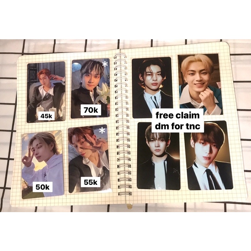 PHOTOCARD OFFICIAL ENHYPEN DARK BLOOD JUNGWON BUNGA SELCA FULL SUNOO MESSAGE FULL ENVER SELCA NI-Ki 