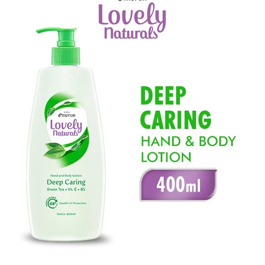 Grosir EMERON LOVELY NATURAL BODY LOTION DEEP CARING 400ML