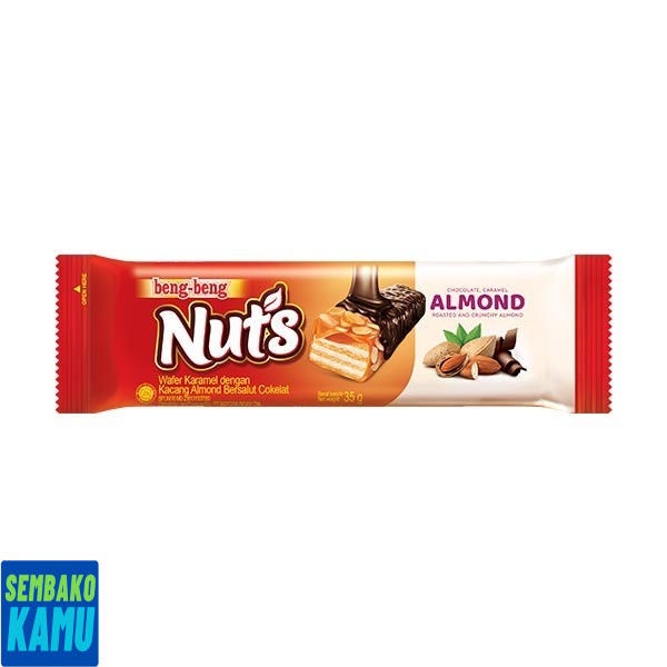 

Beng Beng Nuts Chocolate Almond 35 gr - Coklat