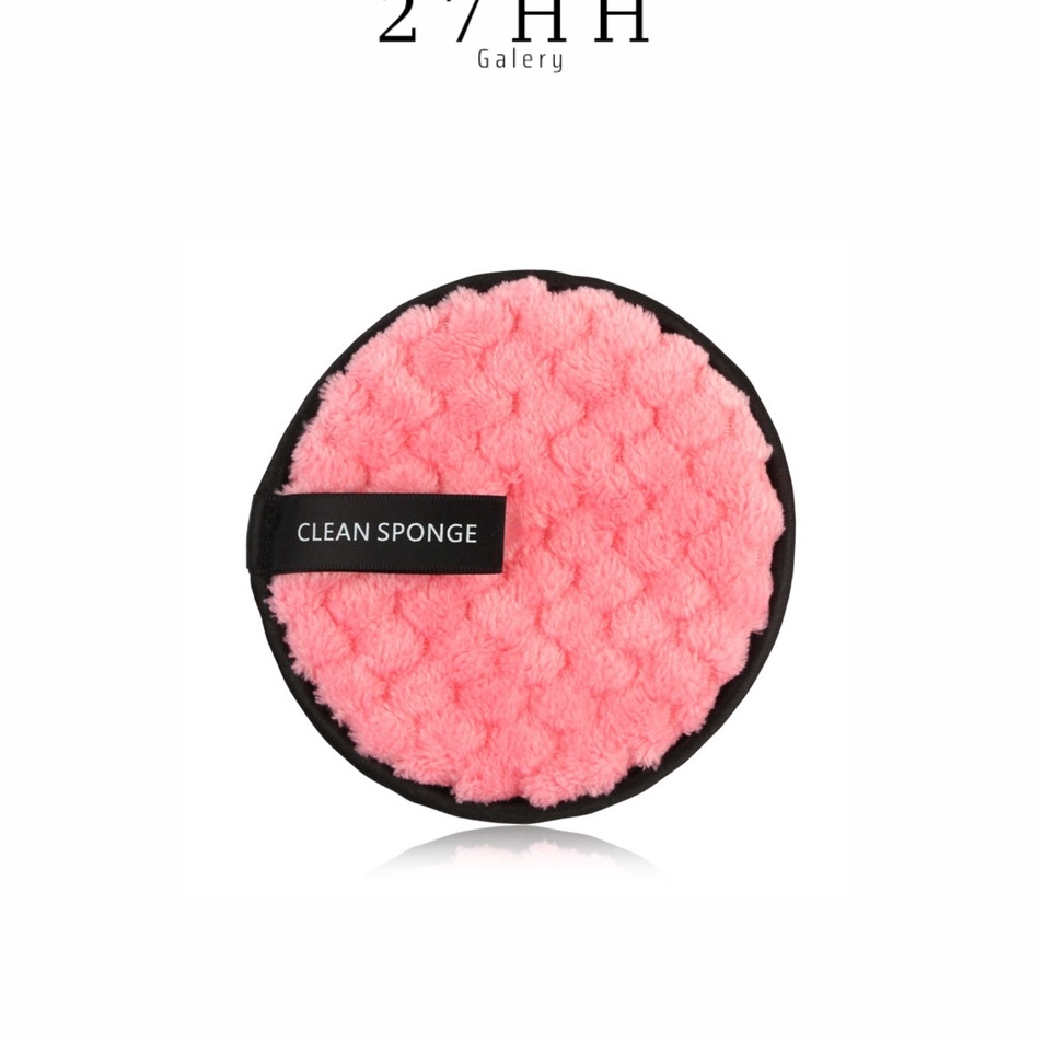 Dijual Murah 27HH CLEAN SPONGE COTTON PUFF MAKE UP REMOVER / SPON CUCI MUKA PEMBERSIH WAJAH