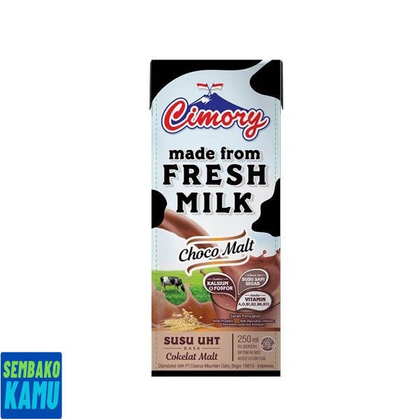 

Cimory Uht Milk Choco Malt 250 ml - Susu