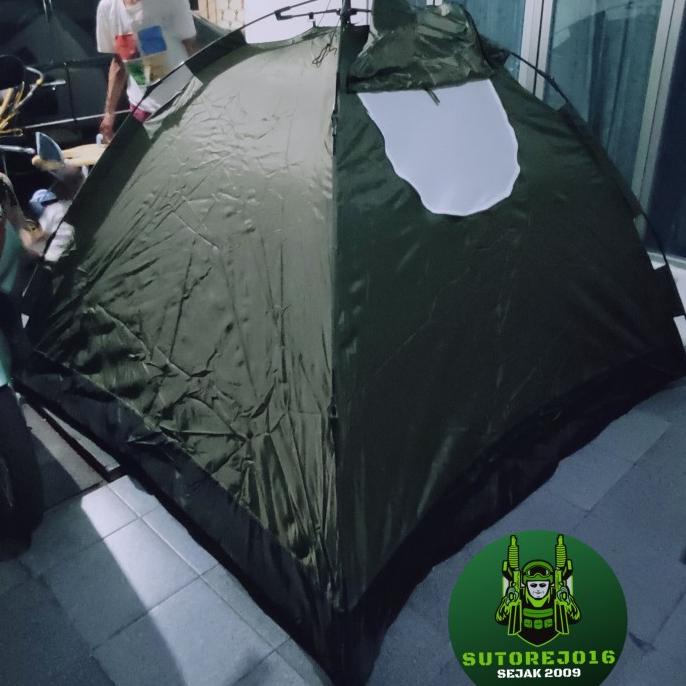 tenda dome otomatis original jatah tni