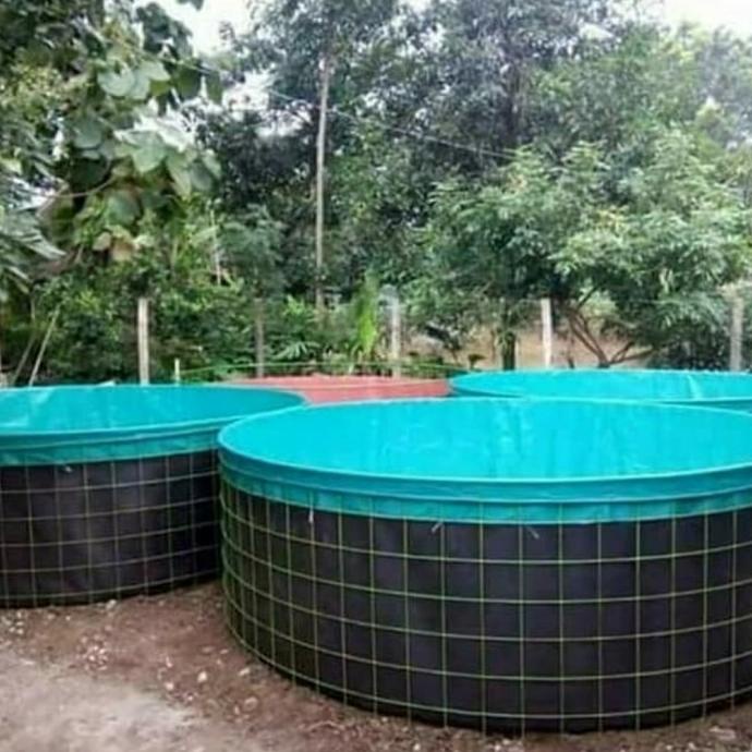 :::::::] terpal kolam bulat/terpal kolam ikan/terpal kolam lele D3 T1 A12