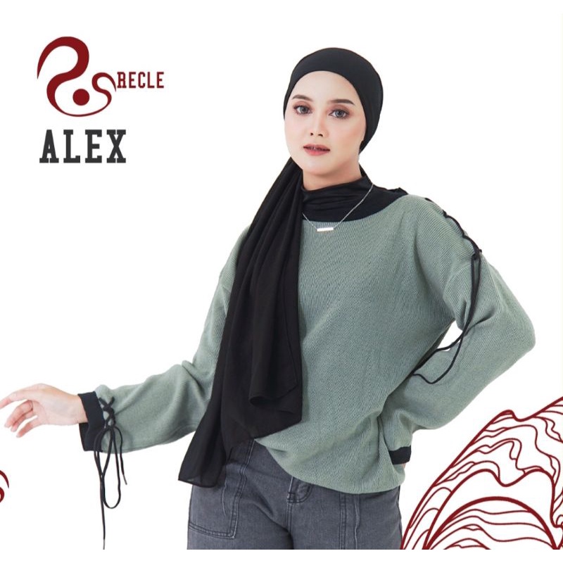 Recle Sweater / Baju Rajut / Outer Rajut / Knit Wear Premium Alex