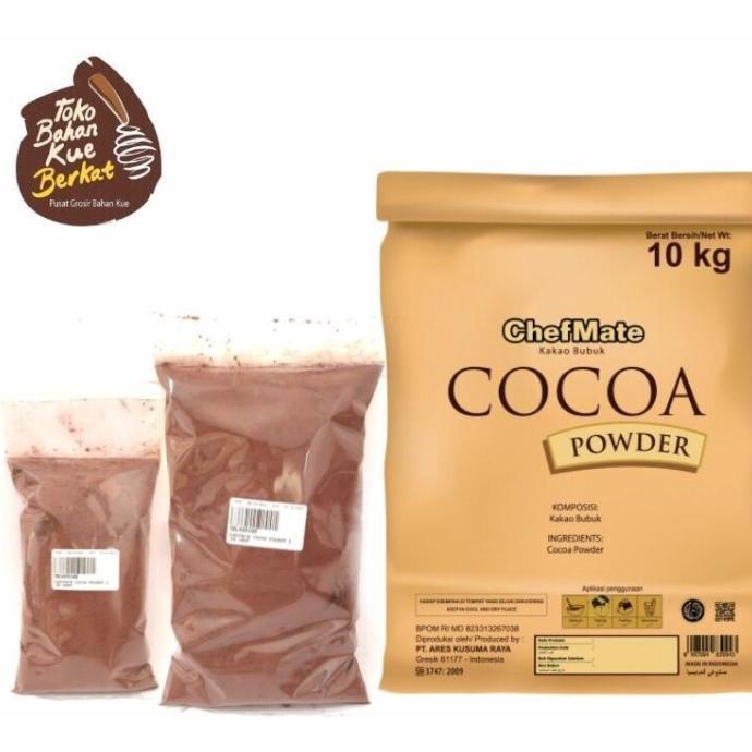 

CHEFMATE COCOA POWDER REPACK 500 GRAM / COKLAT BUBUK CHEFMATE