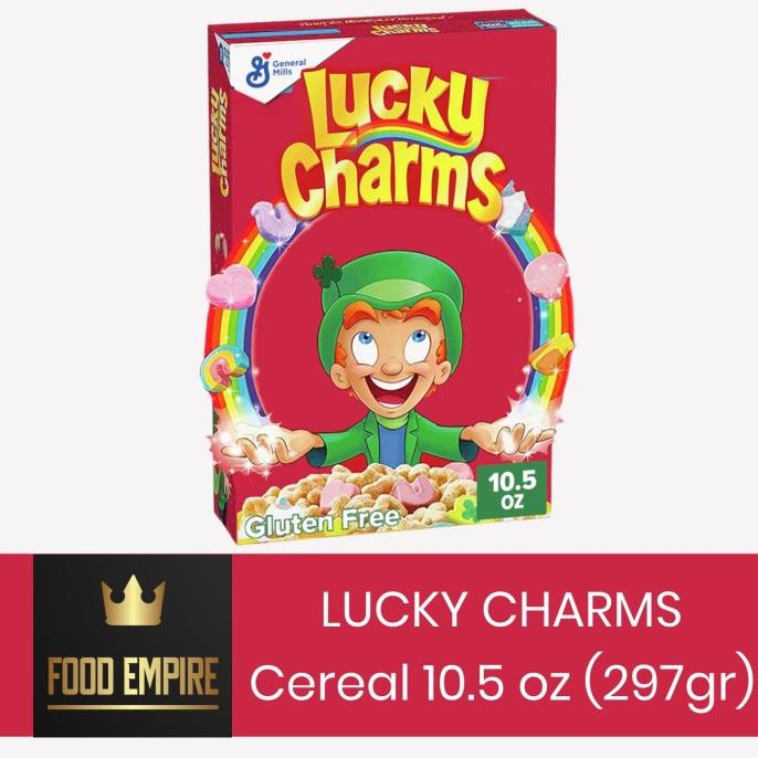

LUCKY CHARMS Cereal With Marshmallow 10.5 oz ( 297 gr ) NON-HALAL