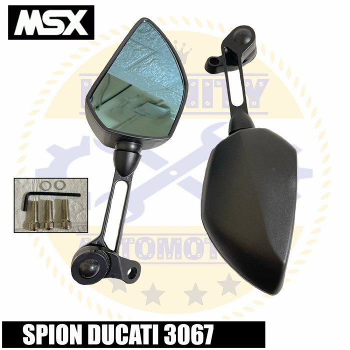 ✅T4✅ Spion Tomok Ducati Msx Racing 3067 Universal Nmax Aerox Pcx Adv Vario TERBATAS