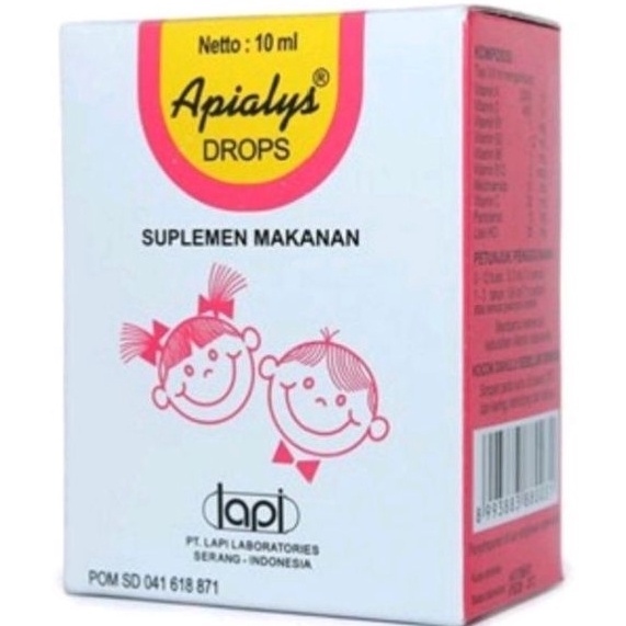 [CODEBARANG025SGS] Apialys Baby Drops 10 ml exp 2025 BARU 7YY