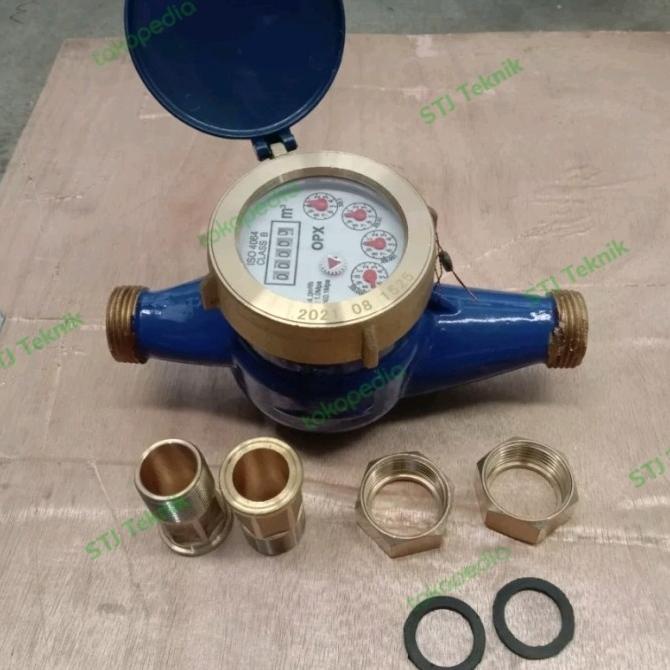 Water Meter Opx 3/4 Inch // Meteran Air Pdam 3/4 Inch Drat Kuningan