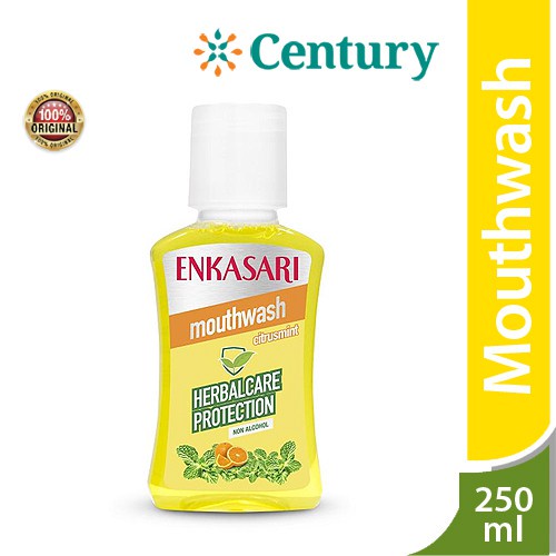 Enkasari Mouthwash Citrusmint 250 Ml / Mouthwash / Onbat Kumur / Bau Mulut