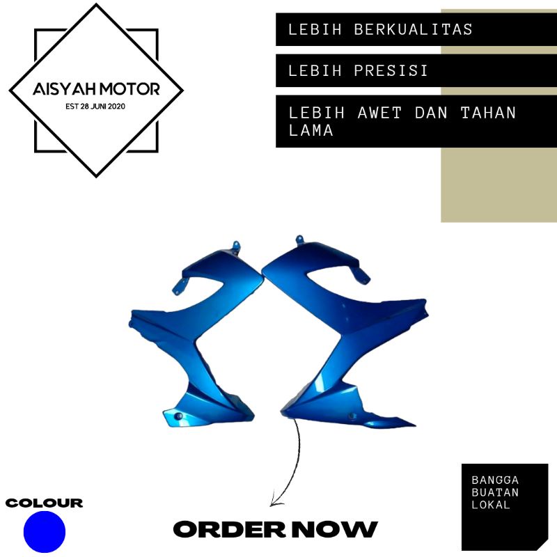 Sayap Suzuki Satria FU Facelift Warna Biru