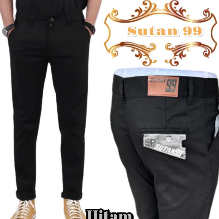 STOK TERBATAS CELANA PANJANG CATOON CHINOS PRIA SUTAN 99