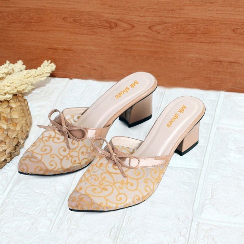 [TAS] High Heels Wanita Brukat JEJHE Sandal Pesta HS 98 ✳Seller