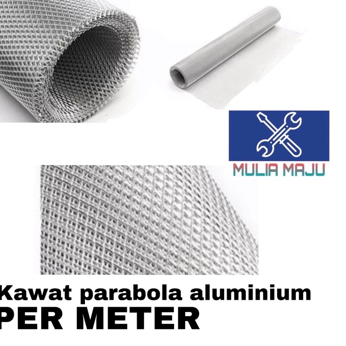 Terlaris Per meter kawat nyamuk aluminium /kawat parabola aluminium per meter ✪