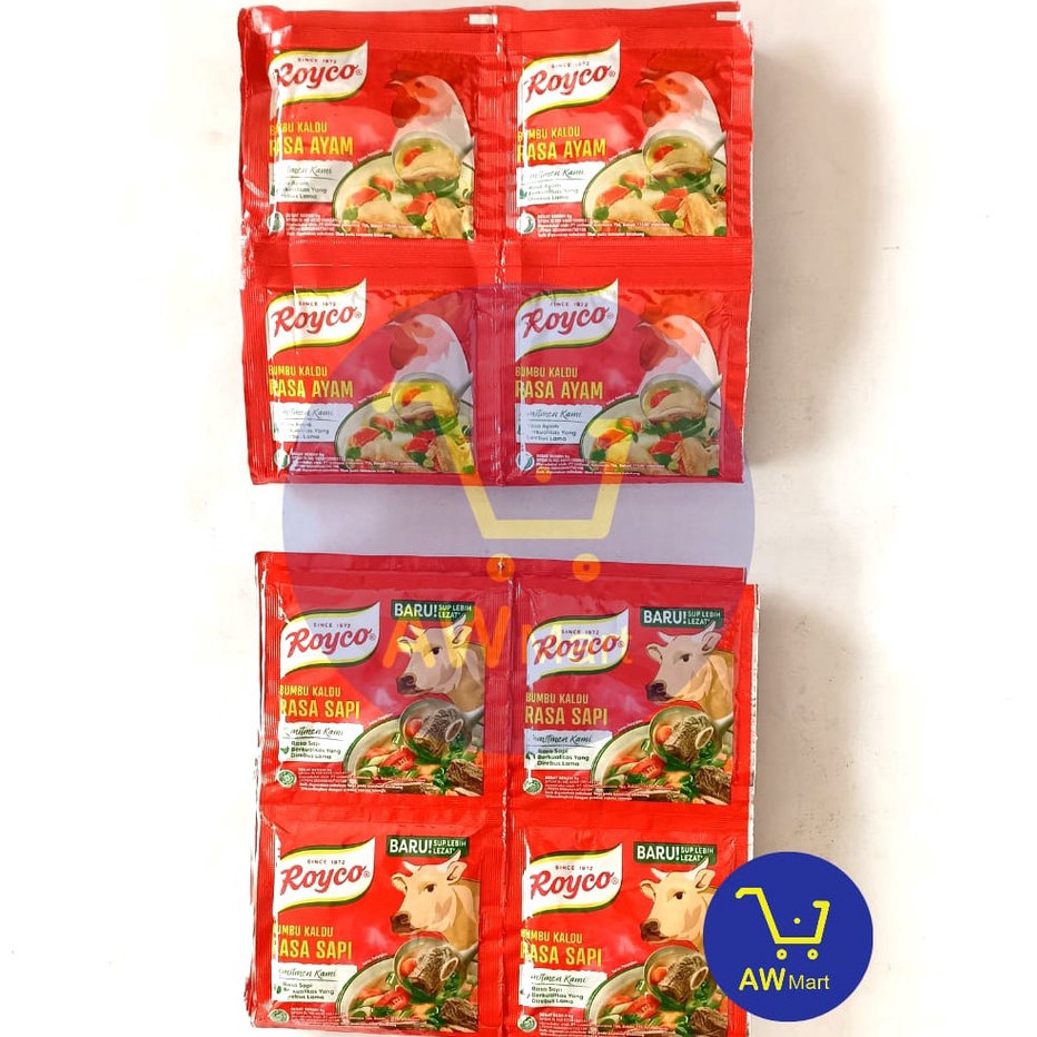 

Baru ROYCO RENCENGAN (12'S X 8GR) - ALL VARIAN - SAPI & AYAM