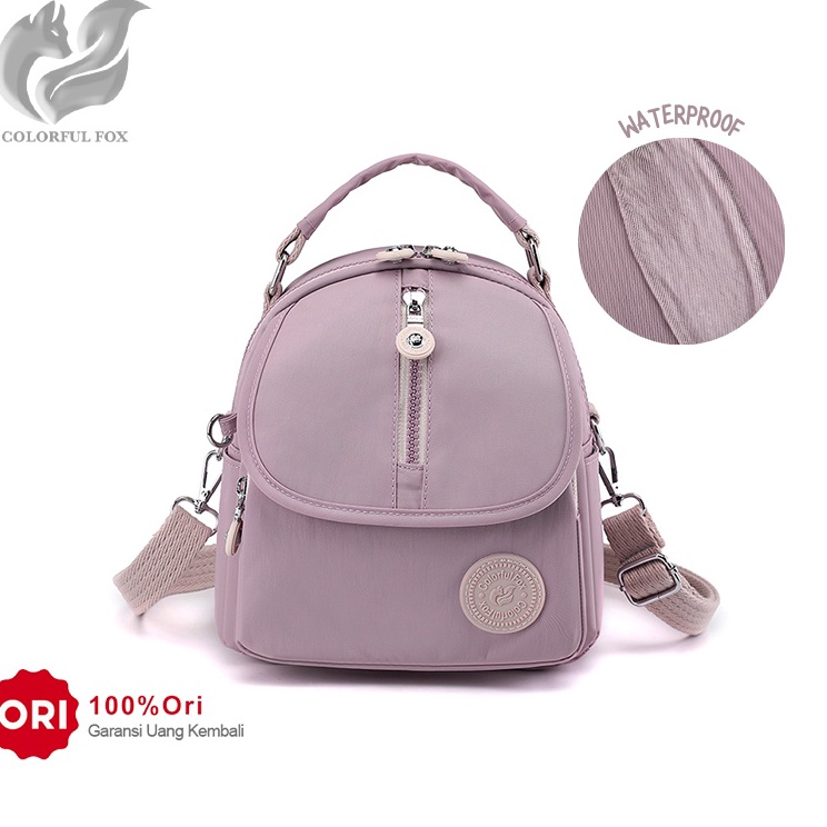 Terlaris COLORFUL FOX 6255 Tas Selempang Wanita Tas Ransel Wanita Sling Bag Wanita Tas Anti Air BAEO