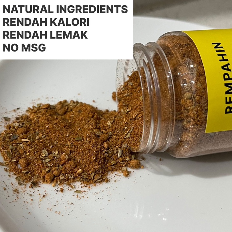 

Ready Stok Bumbu Marinasi Rempahin Sehat Rendah Kalori All Natural NO MSG Baru