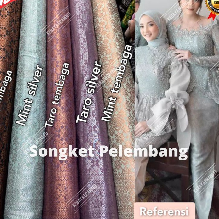 Terlaku. ✅ SONGKET - Songket Palembang . Kain Songket Meteran / Kain Songket Palembang ≛