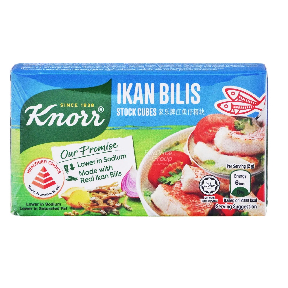 

Bumbu Knorr Ikan Bilis Flavour Sto Cubes 60 Gram Malaysia