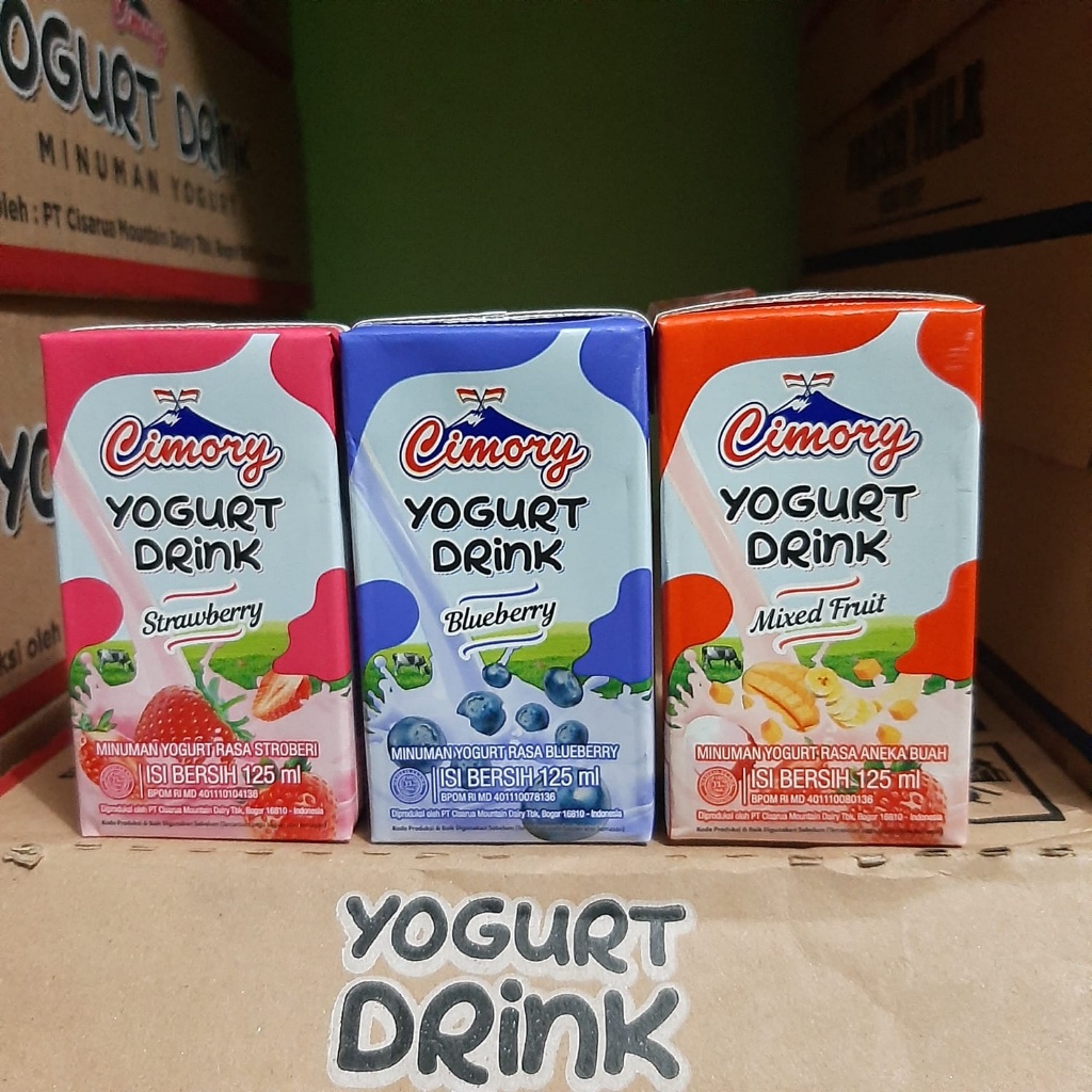 

Cimory Yogurt 125 Ml [Khusus Kurir Reguler/Kargo]