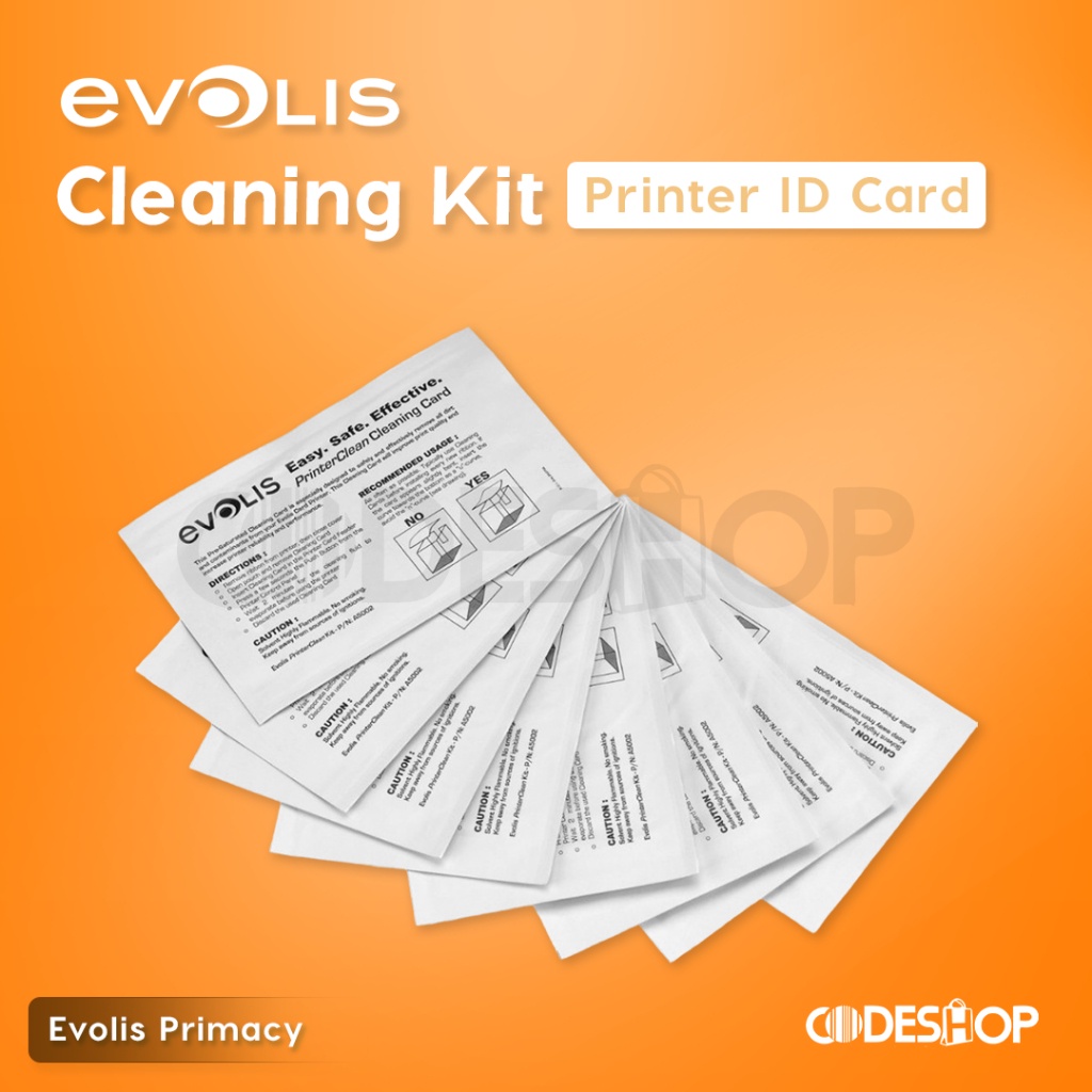 

Cleaning Kit Evolis Primacy CK-P0308 Pembersih Printer ID Card Murah